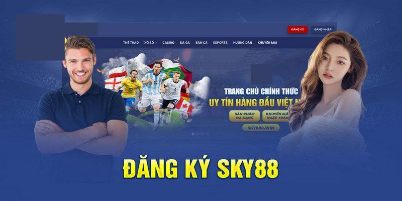 Đăng ký và đăng nhập tài khoản để chơi xổ số SKY88